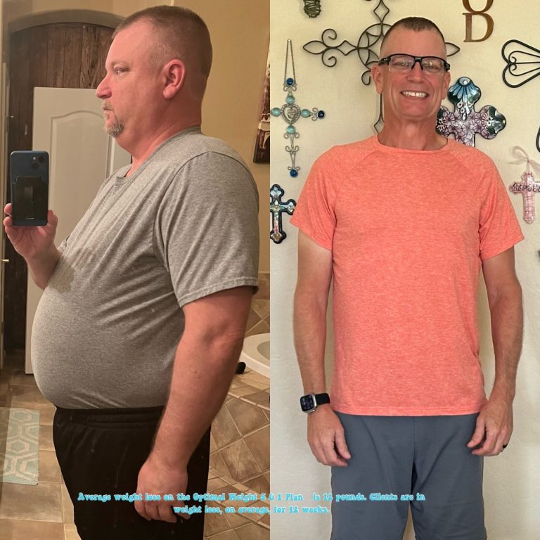 Scott Broder Pickleball weight loss before and after photos.