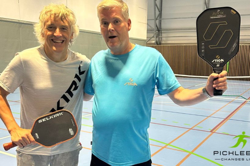 Pickleball recovery story: Anders Eriksson right used the sport to overcame an accident that hospitalized him for 7 months.