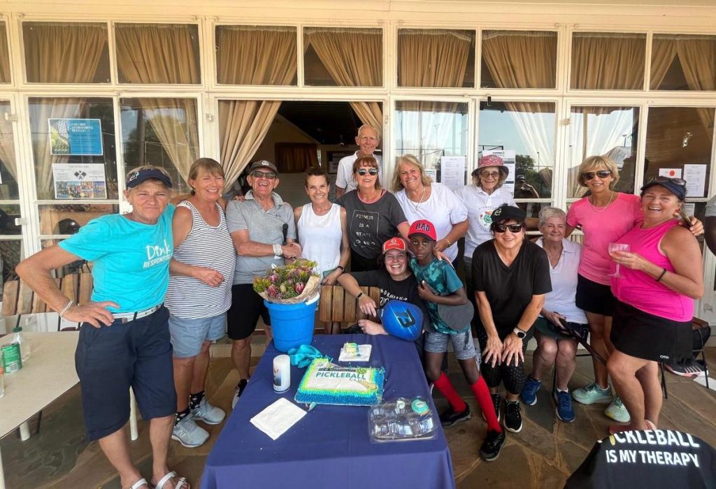 Nikki with her friends after playing pickleball on her cancer recovery journey