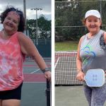 Johnna Stalnaker Before and After Weight loss through pickleball