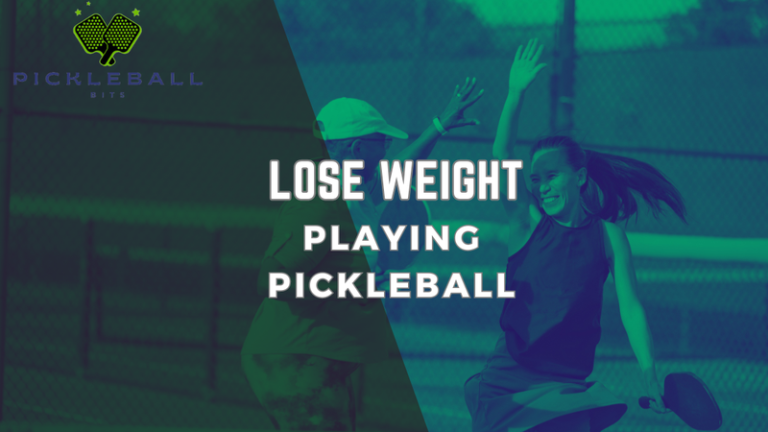 Lose weight playing pickleball