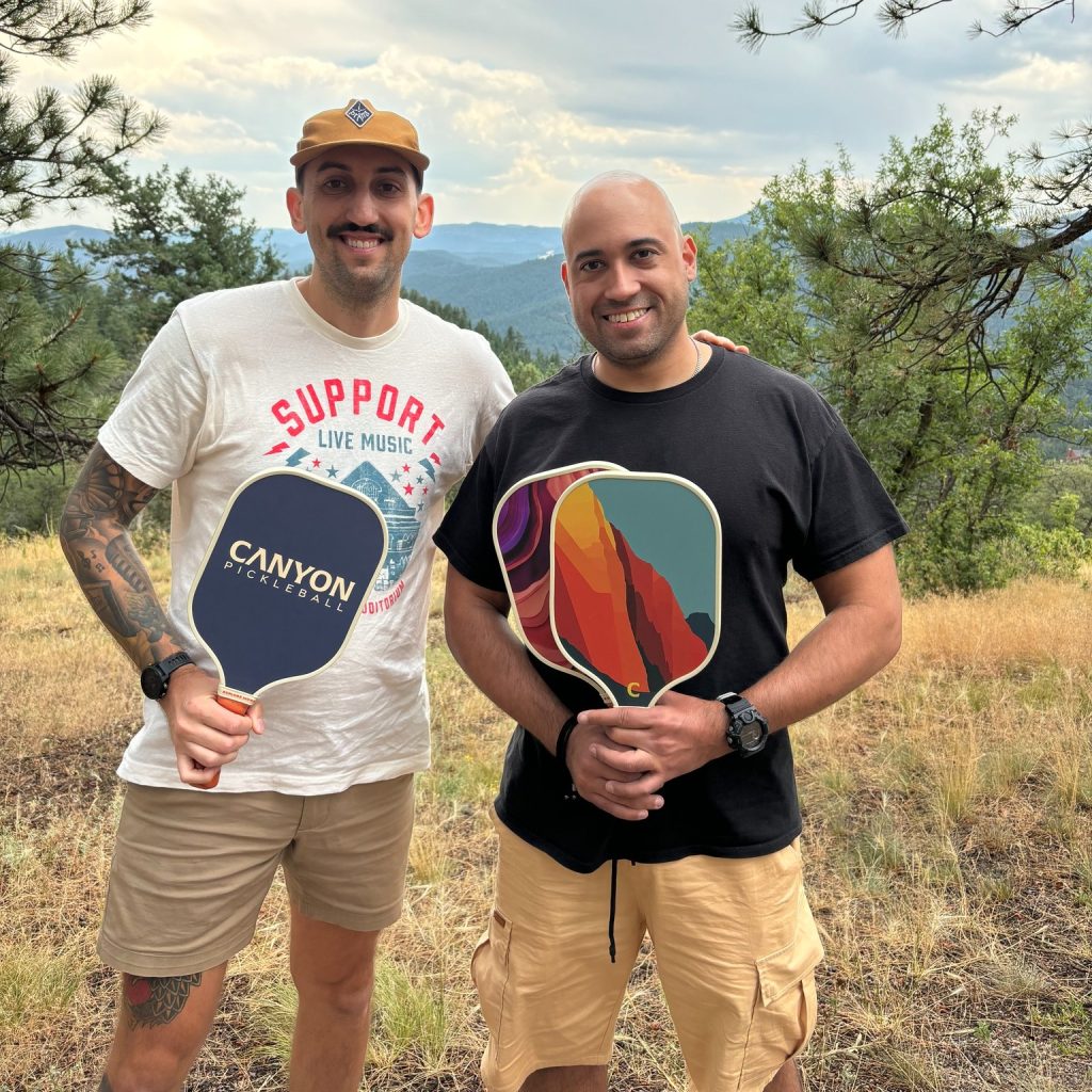 Canyon Pickleball Co founders Evan and Rob