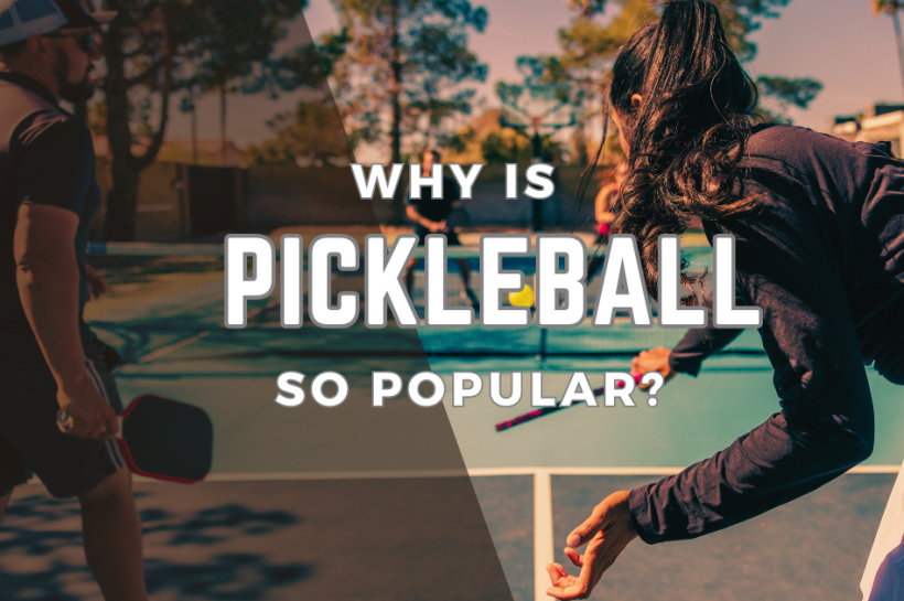 Why is pickleball so popular, pickleball players playing pickleball