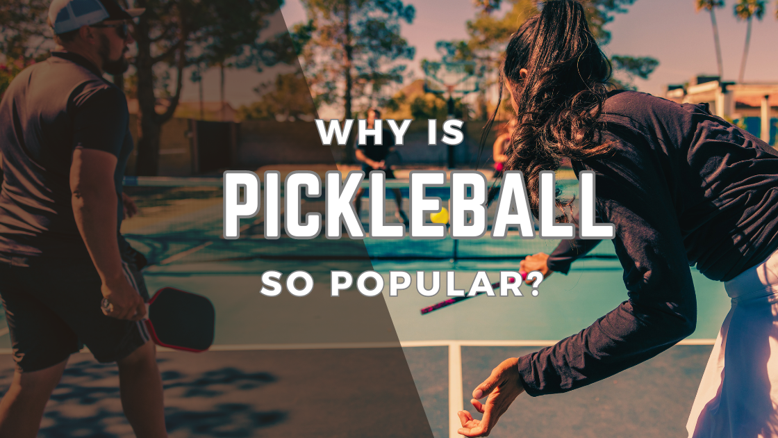 Why is pickleball so popular, pickleball players playing pickleball