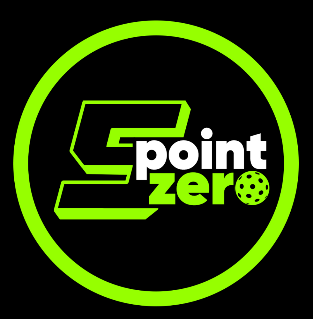 5 Point Zero pickleball energy drink logo in green